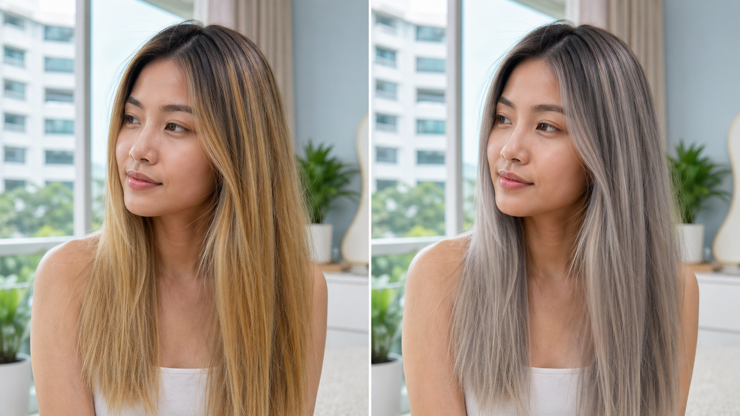 How to Keep Ash Grey Hair from Turning Yellow in Singapore’s Humidity
