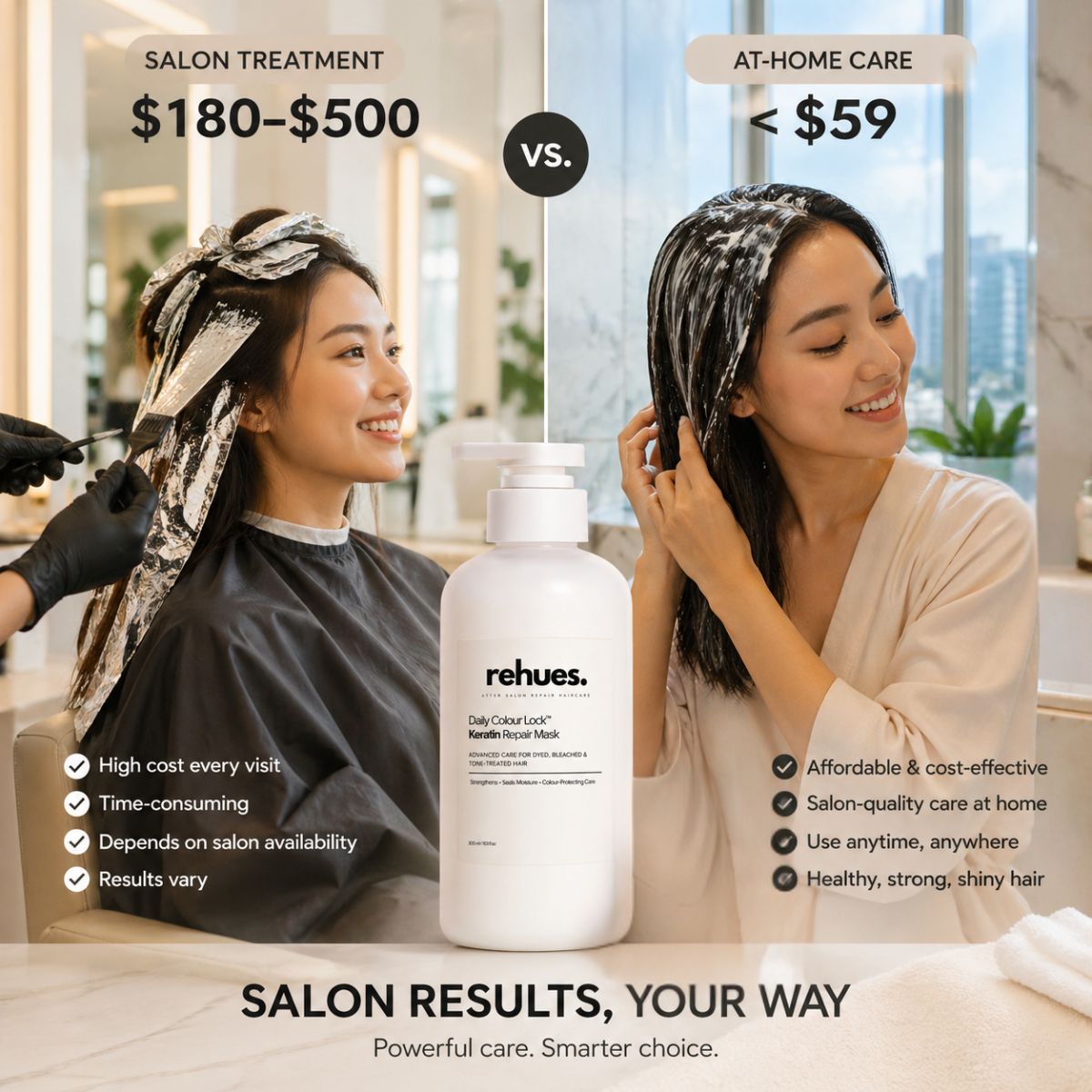 At-Home Keratin Treatment vs Salon Keratin: What $80 Gets You in Singapore