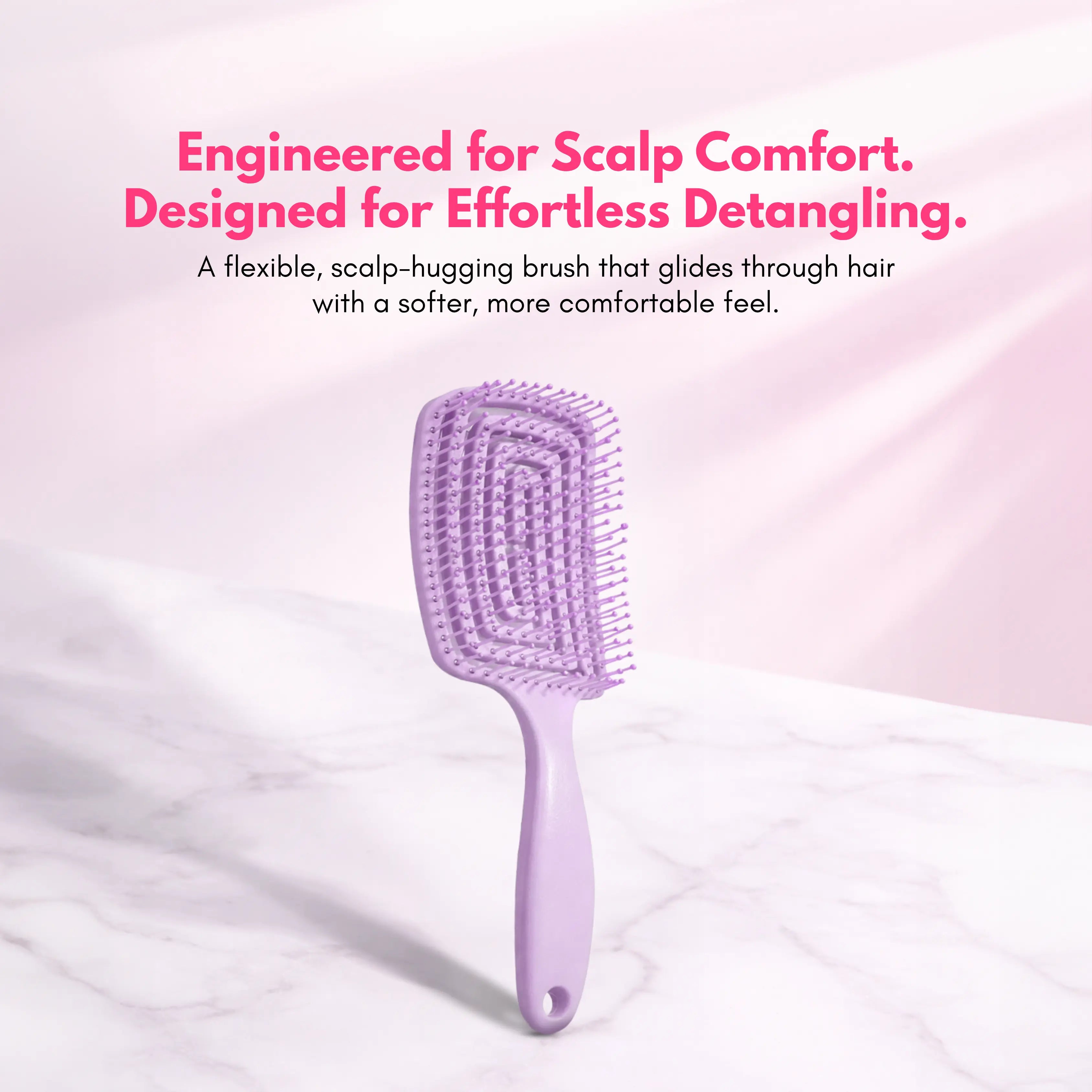 Rehues Lilac Scalp Brush