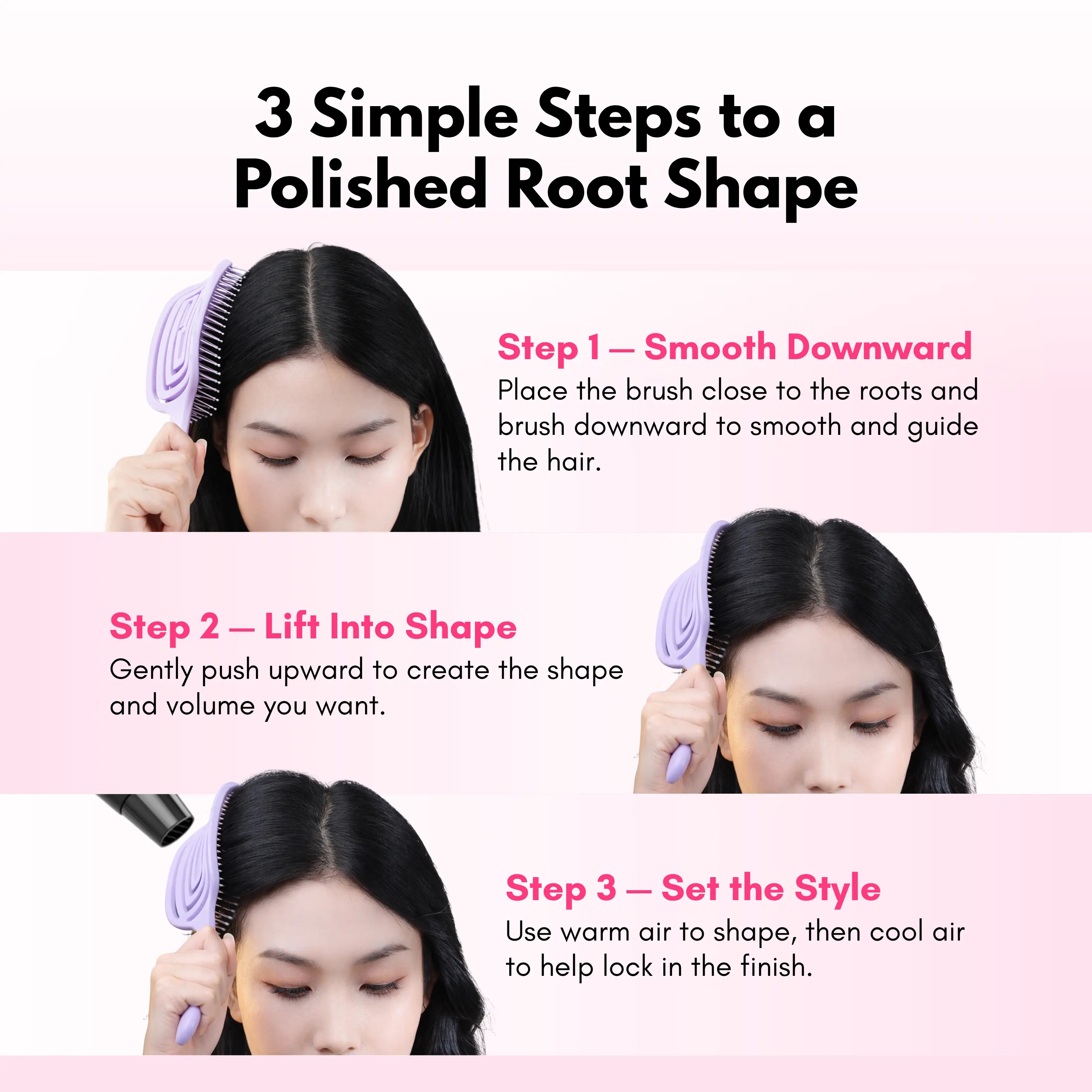 Rehues Lilac Scalp Brush