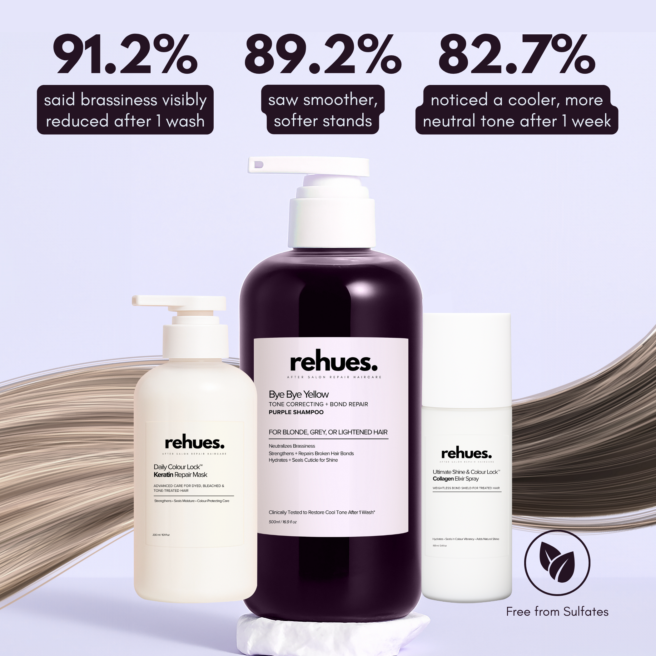 Get Silky Soft Hair & Revive Faded Hair Color In One Wash.