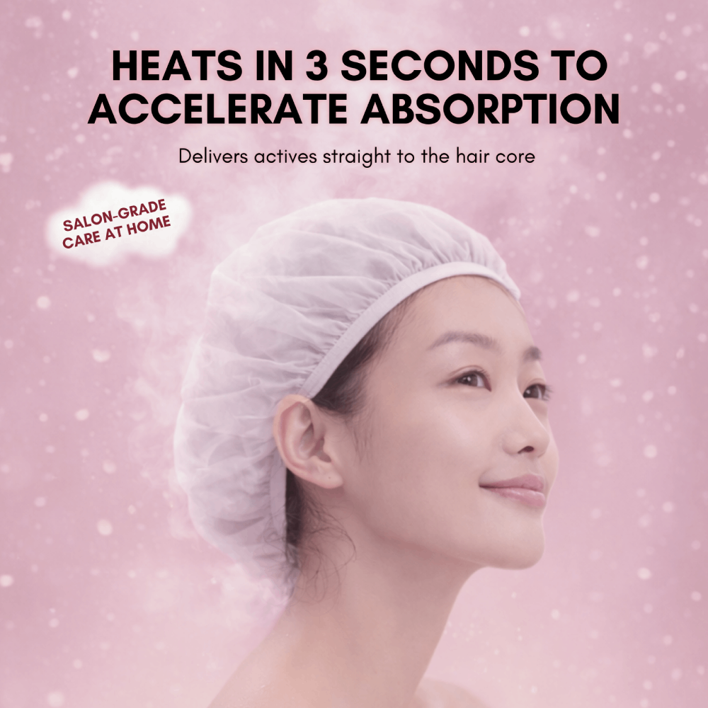 Rehues PDRN Steam Hair Mask nourishes and repairs dyed hair Singapore